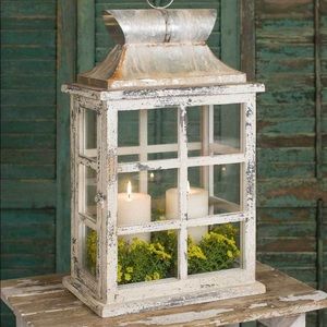 NWT CTW LARGE WINDOWPANE LANTERN